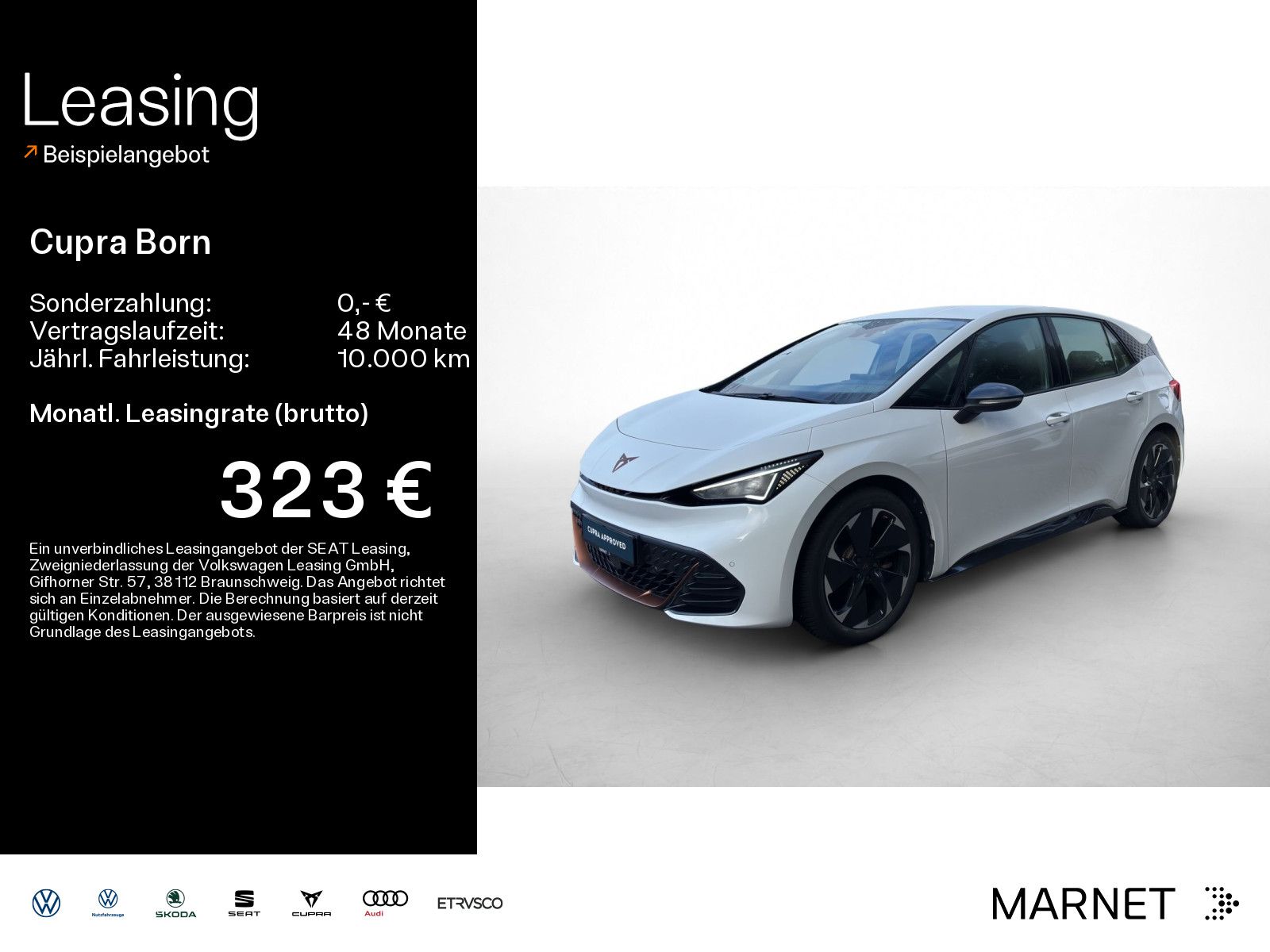 Cupra Born 150 Navi*Keyless*Voll-LED*Kamera*SHZ*ACC