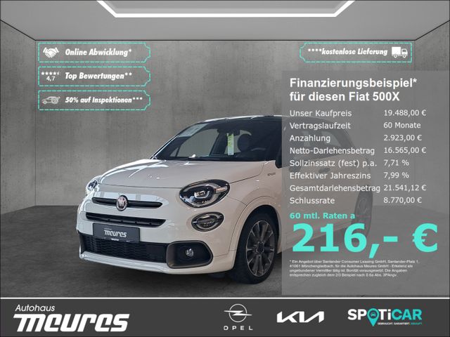 Fiat 500X Sport GSE 4x2 Navi Keyless Klimaautom PDC L