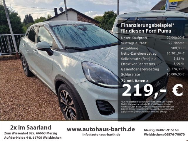 Ford Puma Titanium, Navi,Winterpaket,Allwetterr.,