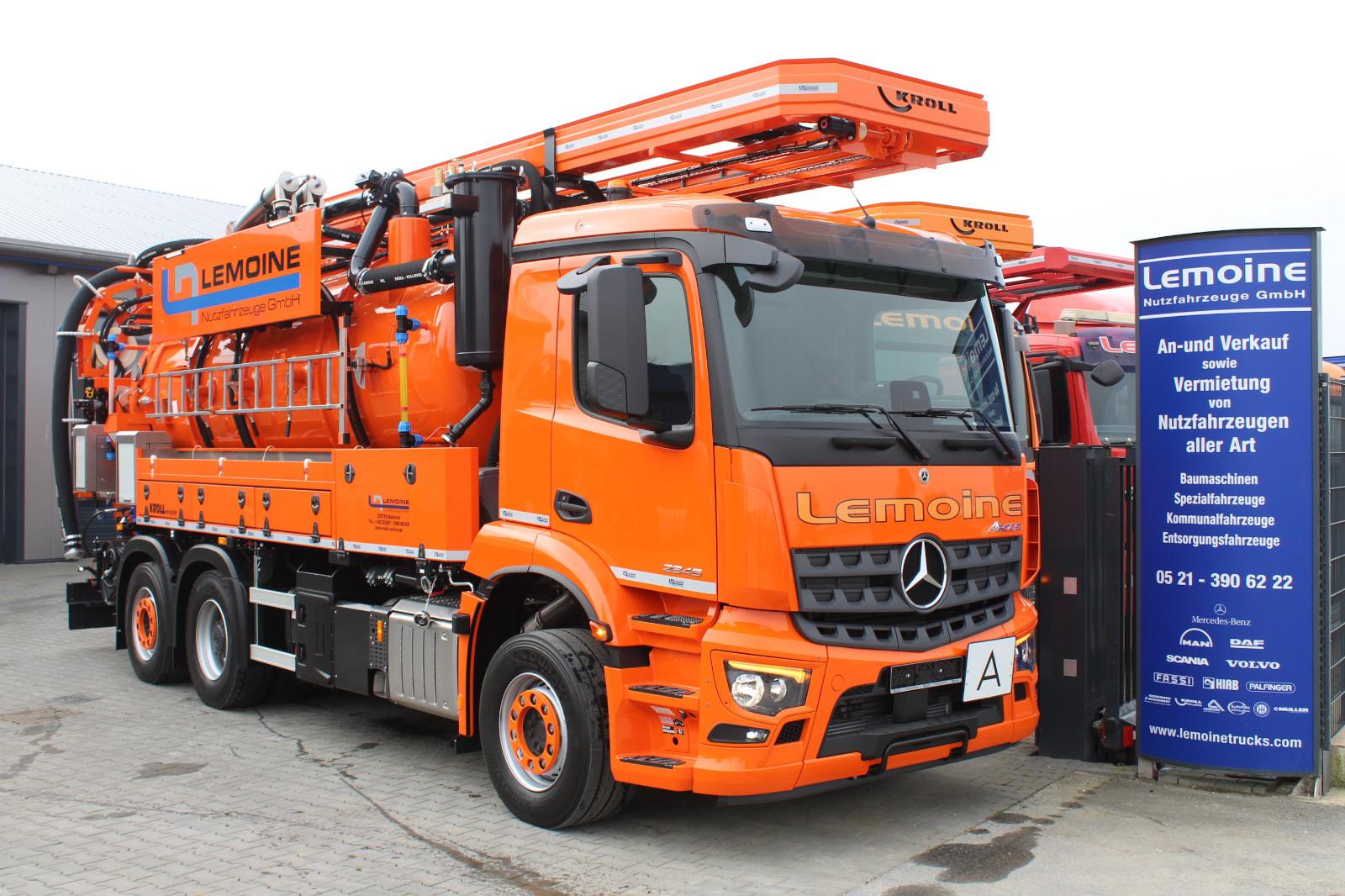 Mercedes-Benz AROCS 2846 6x2 Kroll 14m³ WRG Wasserrückgewinner