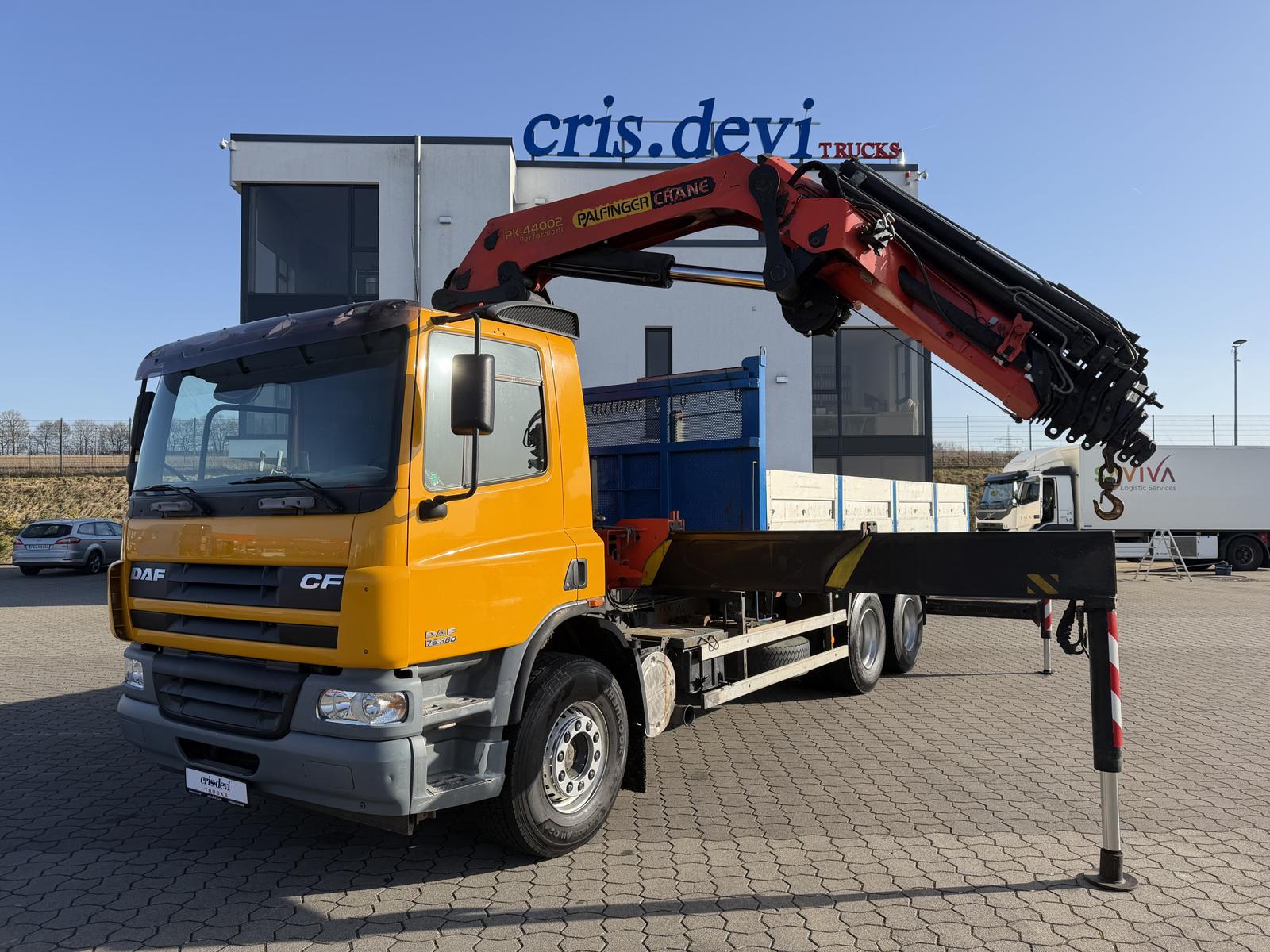 DAF CF 75.360 6x4 Palfinger 44002 / Seilwinde / Boog