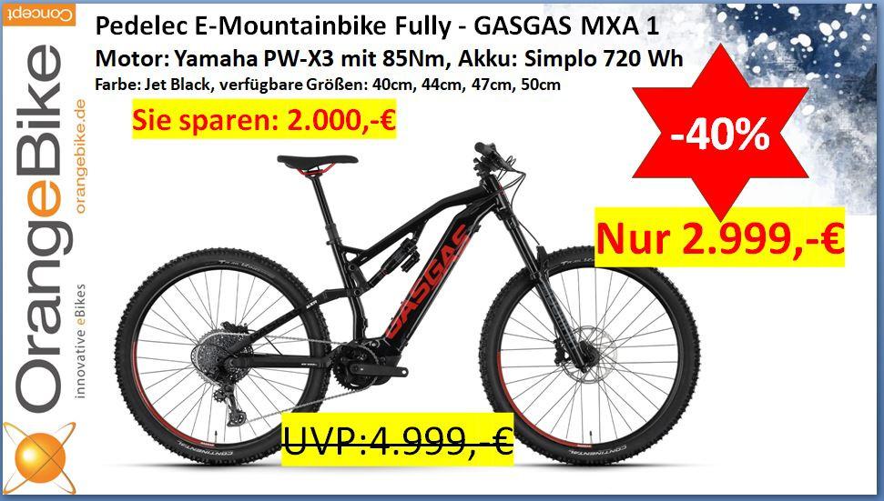 Gasgas GASGAS MXA 1 E-MTB Fully Yamaha PWX3 720 Wh