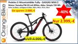 Gasgas GASGAS MXA 1 E-MTB Fully Yamaha PWX3 720 Wh - Gasgas E-Bikes