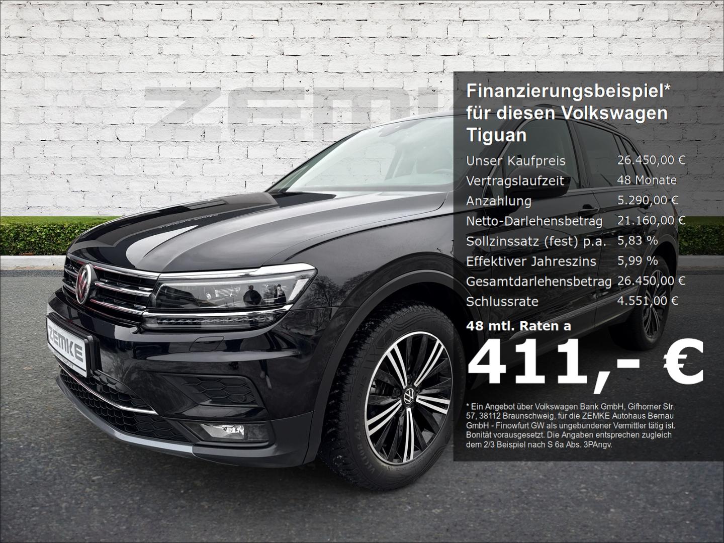 Volkswagen Tiguan 2.0 TDI DSG 4Motion Highline AHK-klappbar