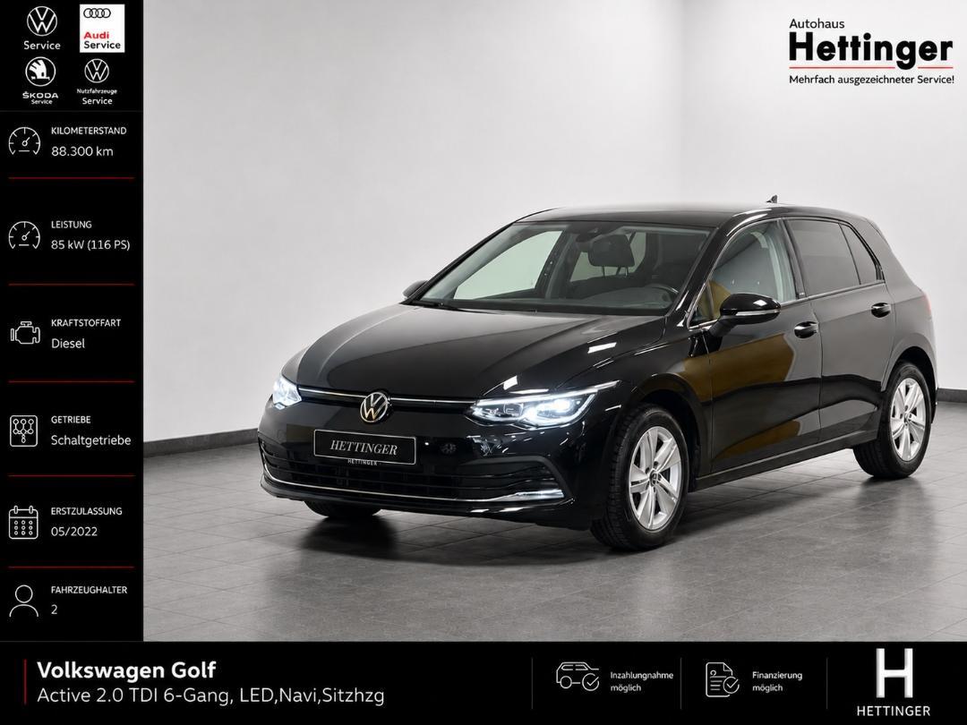 Volkswagen Golf Active 2.0 TDI 6-Gang, LED,Navi,Sitzhzg...
