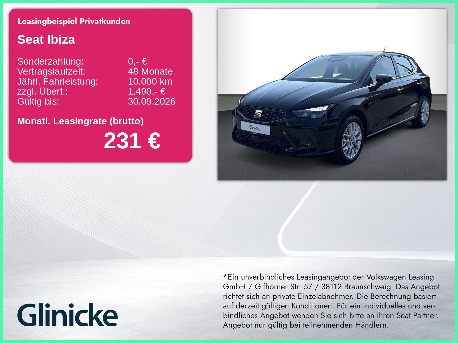 Seat Ibiza Style 1.0 TSI FULL LINK, NAVI, SHZ