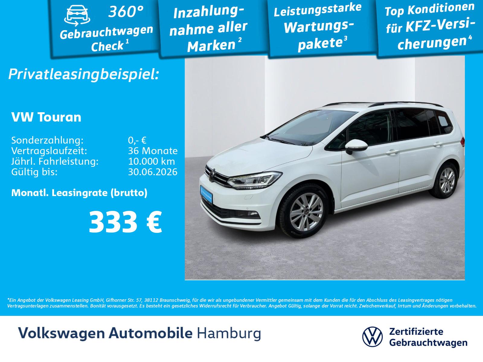 Volkswagen Touran 2.0 TDI Comfortline DSG Kamera AHK Navi