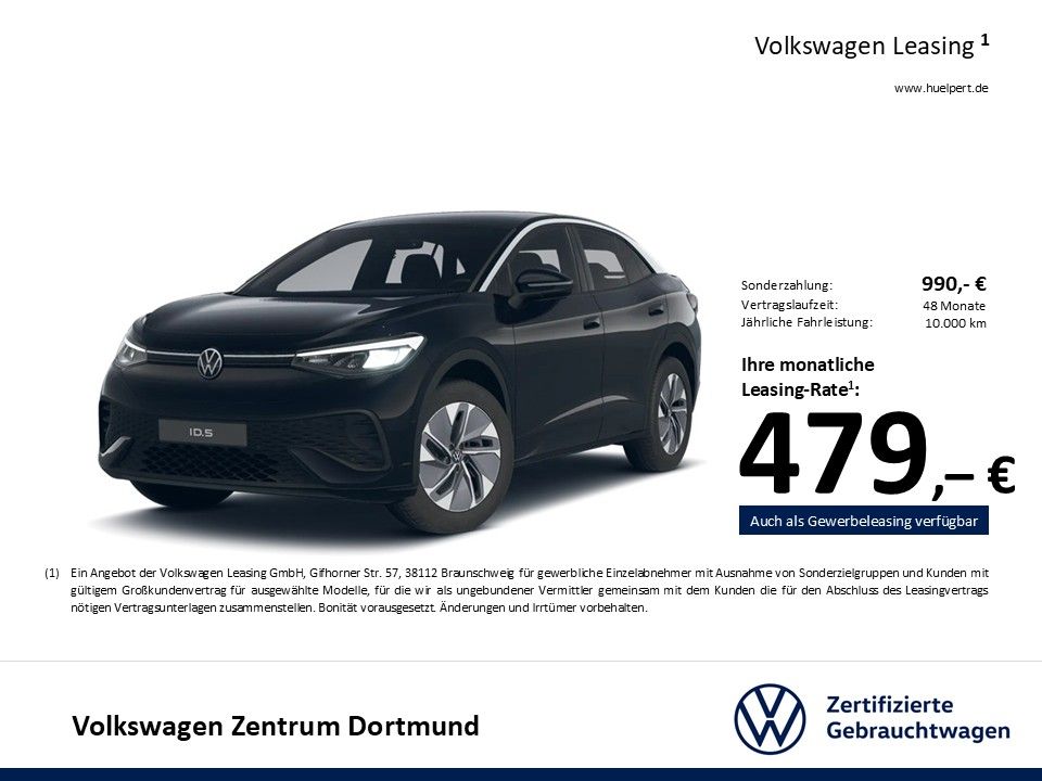 Volkswagen ID.5 Pro WÄRMEPUMPE AHK CAM ACC LM19 NAVI SITZHZ foto 4