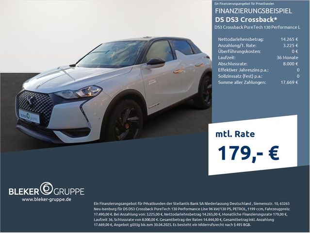 DS Automobiles DS3 Crossback PureTech 130 Performance Line