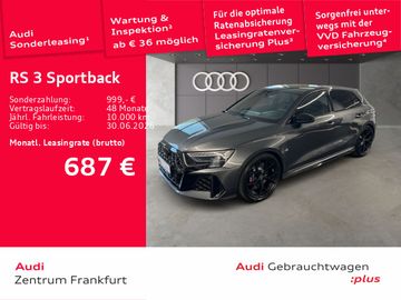 Audi Leasingangebot: Audi RS3 Sportback KAMERA+HUD+280KMH+MATRIX+SONOS+ACC