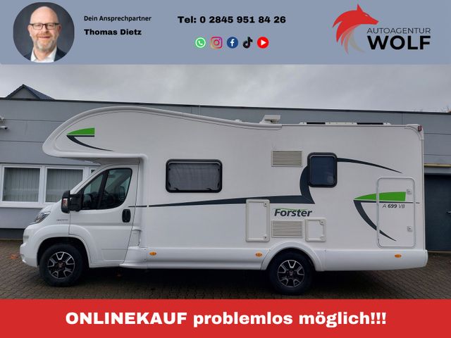 Fiat Forster A699VB/Alkoven/7 Sitzer/ Etagenbett