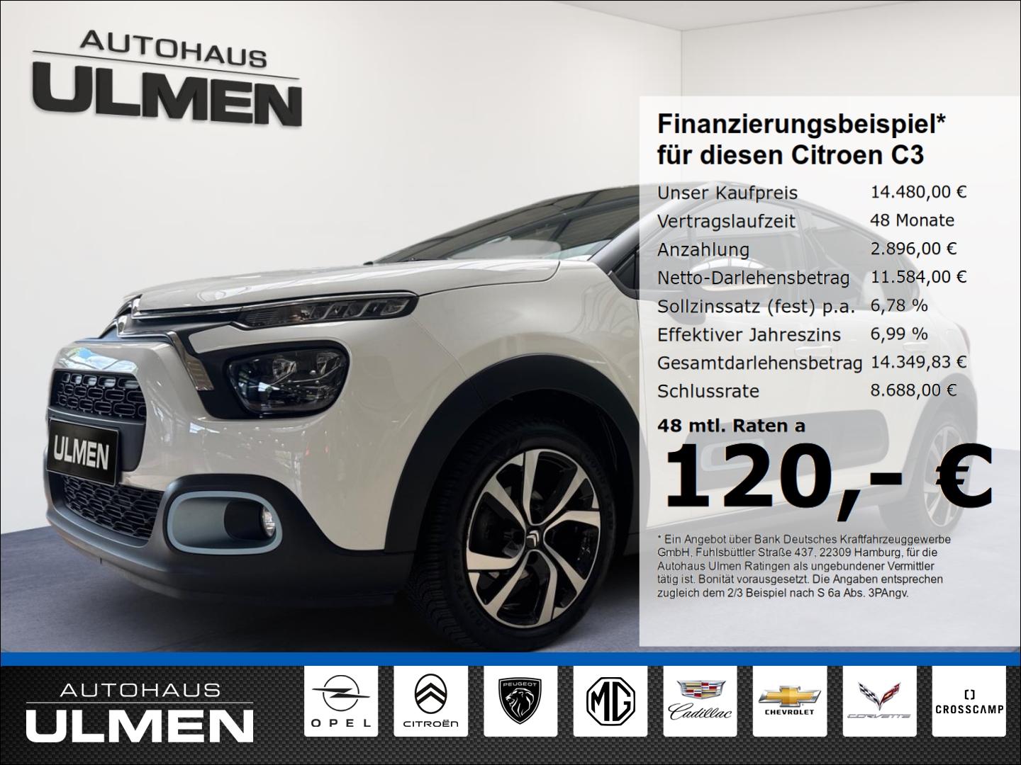 Citroën C3 1.2 PureTech 110 EU6d PT110 S&S EAT6 Elle Nav