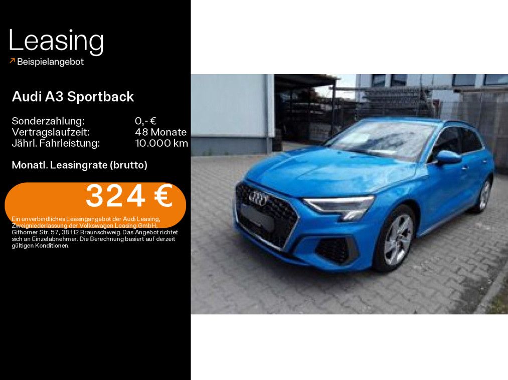 Audi A3 Sportback 40 TFSI e S line*Navi*LED*Alu*PDC*V