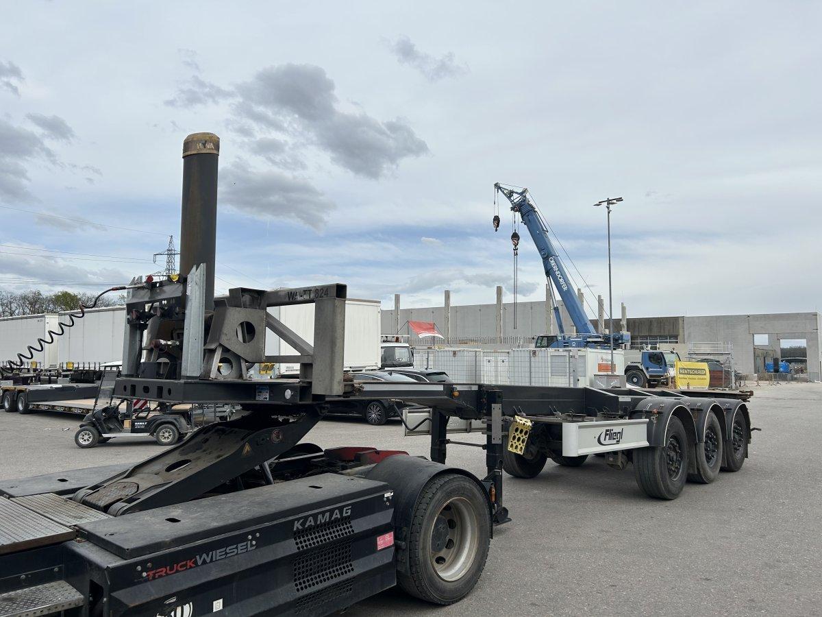 Fliegl 30 ft Container Kippchassis ,Alufelgen