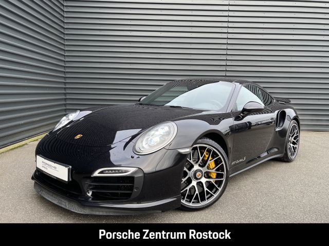 Porsche 991 911 Turbo S 2-Hand 48.134 km Leder Nähte-rot