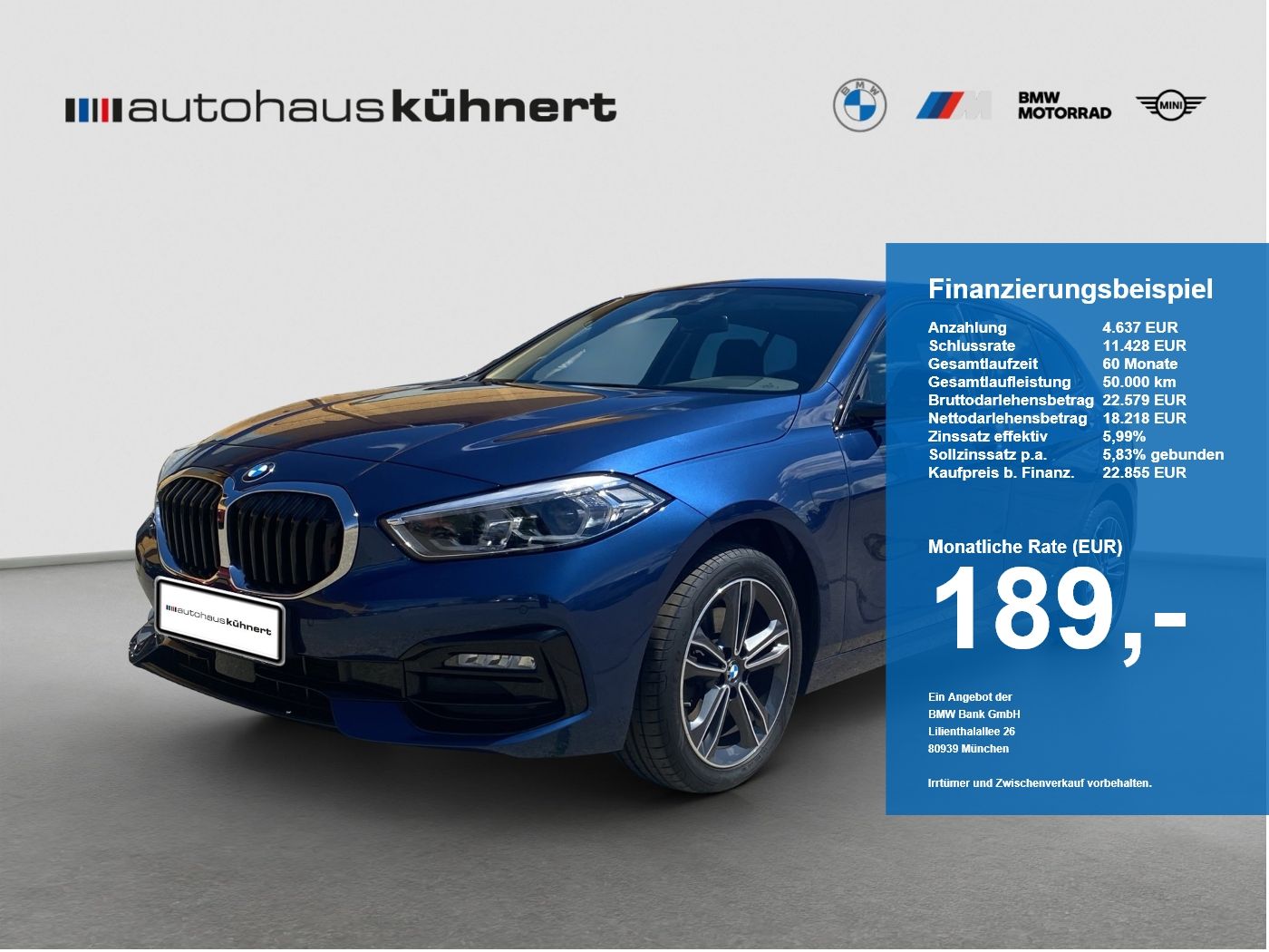 BMW 118i Sport Line LED SpurAss Navi WLAN foto 1