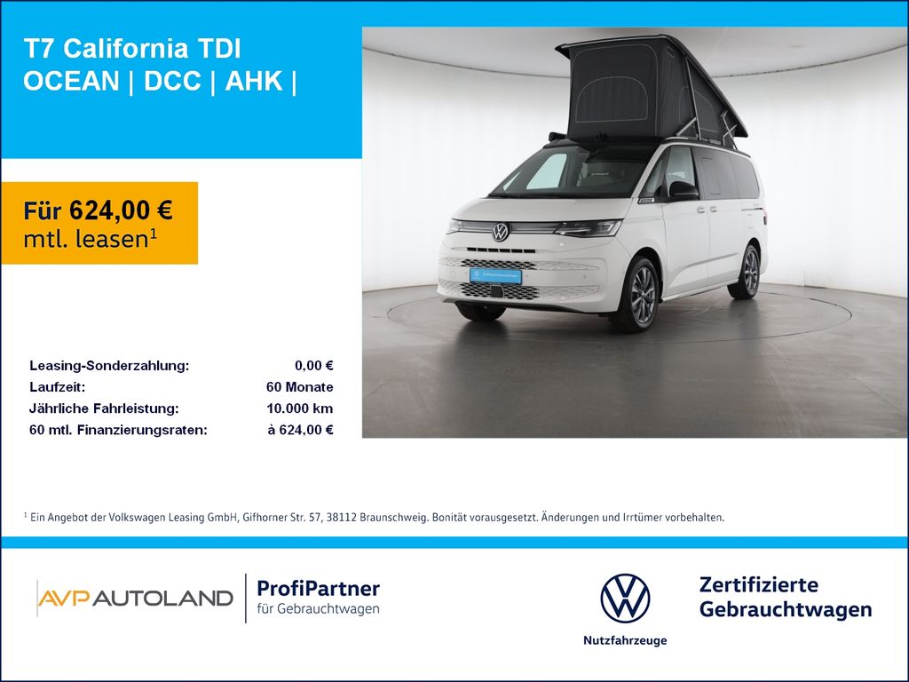 Volkswagen T7 California TDI OCEAN | DCC | AHK |