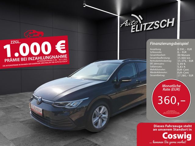 Volkswagen Golf VIII Variant Life TDI DSG LED ACC AHK SHZ P