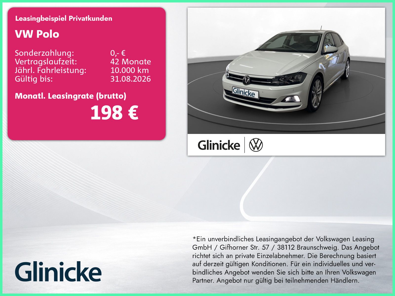 Volkswagen Polo 1.0 TSI Highline LM 17" Navi PDC+RFK DAB