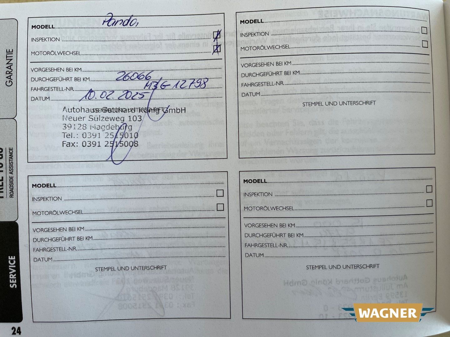 Fahrzeugabbildung Fiat Panda Hybrid Klimaanlage Isofix Tagfahrlicht