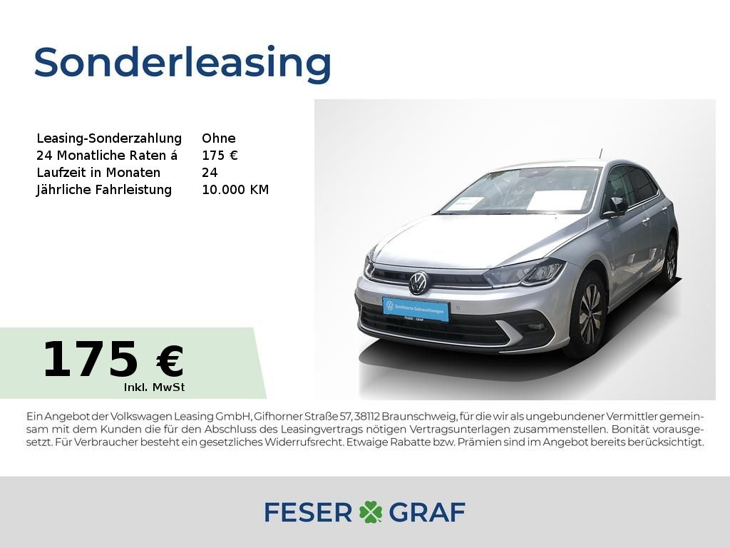 Polo 1.0 TSI Goal ACC Alu 15" GJR Nav PDC Sitzh.