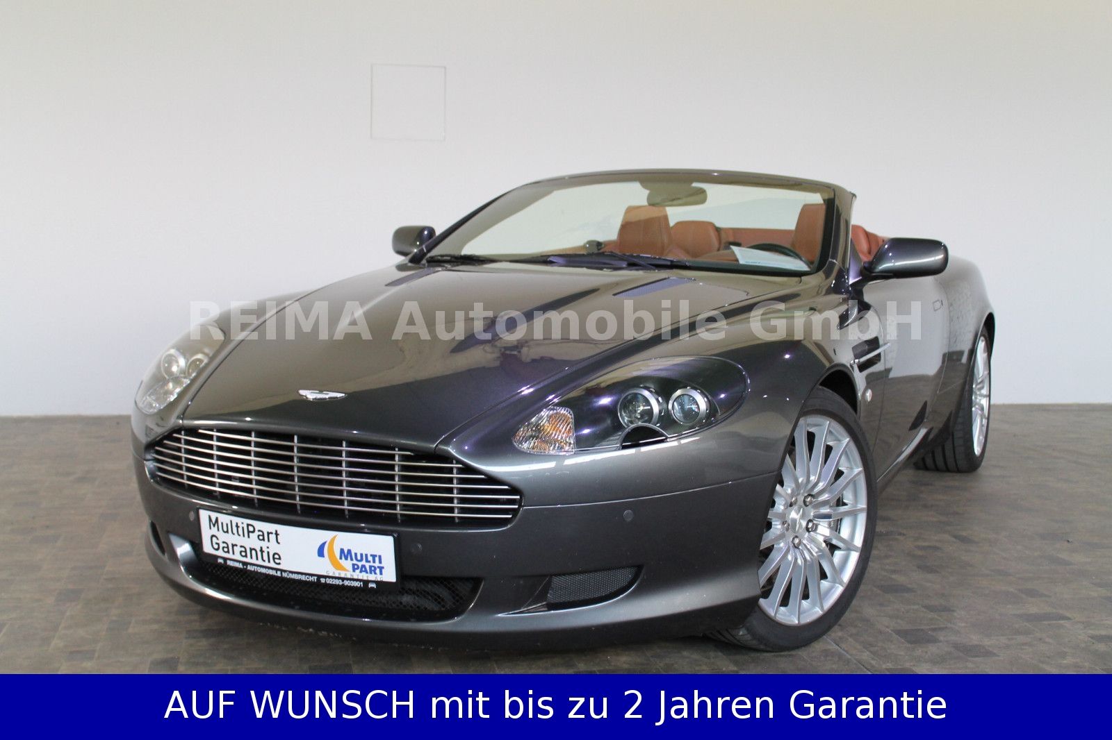 Fahrzeugabbildung Aston Martin DB9 Volante 5.9 i V12 Cabrio, Deut. Auslieferung