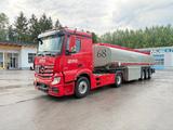 Mercedes-Benz Actros 1853 ADR  + Tankauflieger Benzin Pumpe - Tankauflieger