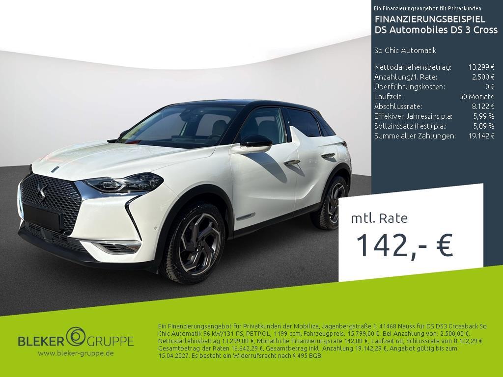 DS Automobiles DS3 Crossback So Chic Automatik