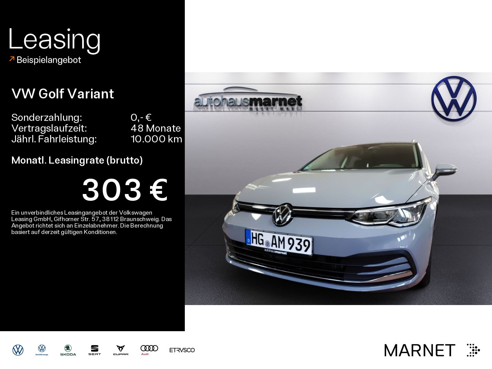 Volkswagen Golf Variant 1.0 TSI 6-Gang Life LAS*FAS*NAV*RFK
