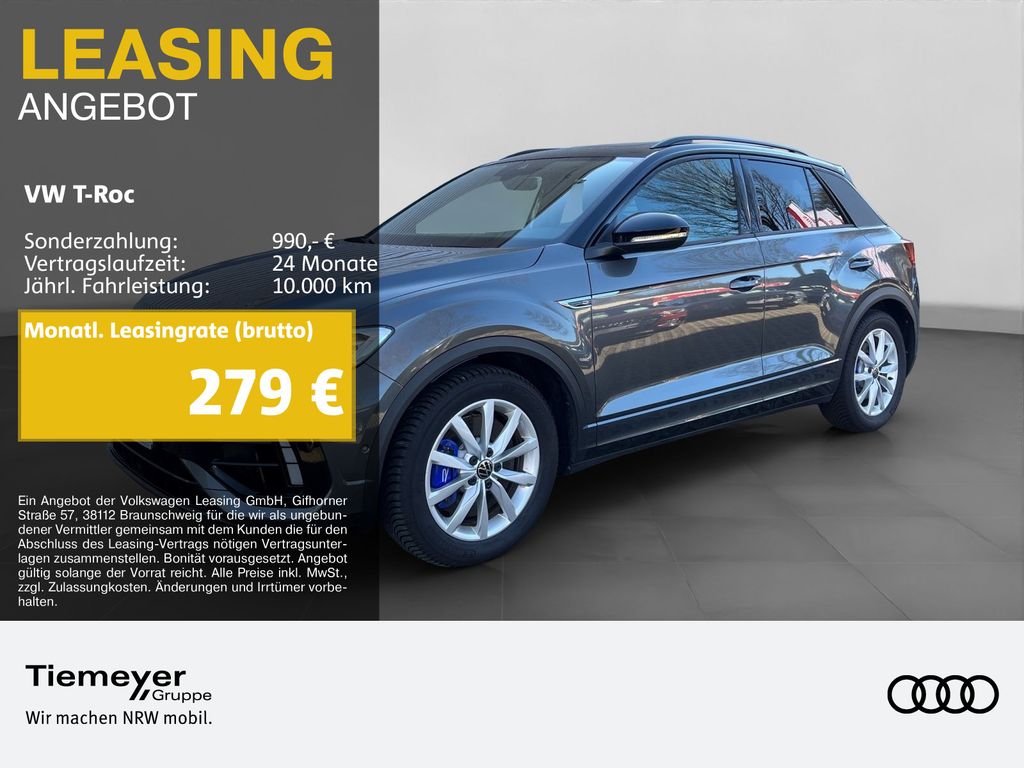 Volkswagen T-Roc R BLACK LM19 PANO LEDER TITAN DCC