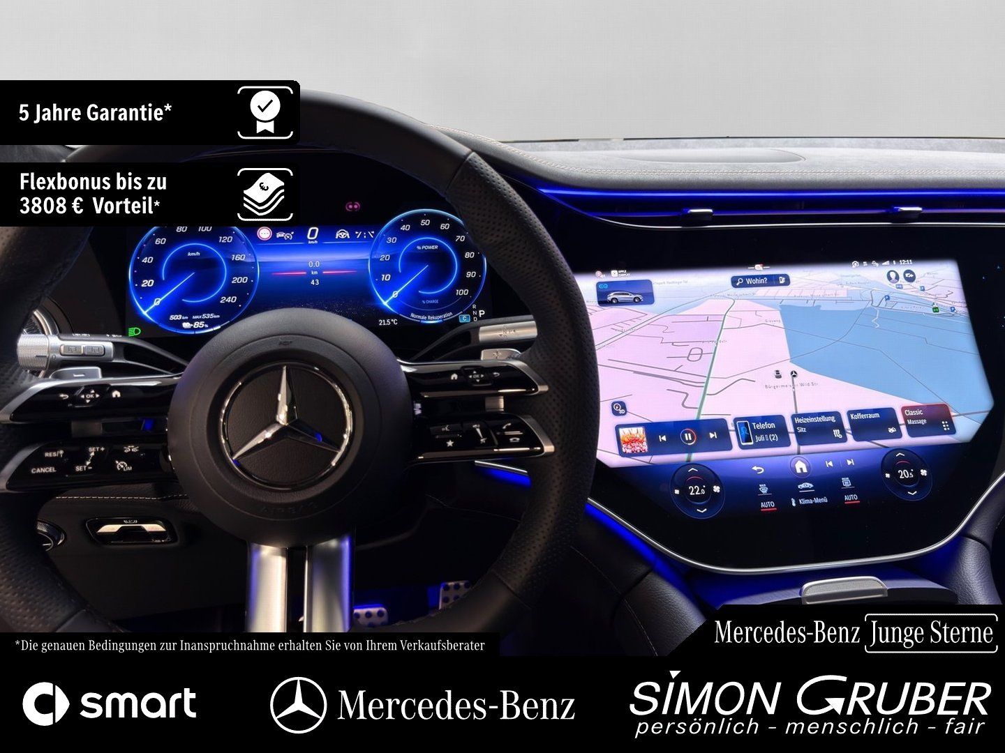 Fahrzeugabbildung Mercedes-Benz EQS 580 4M SUV AMG Premium+ Massage AHK 7 Sitze