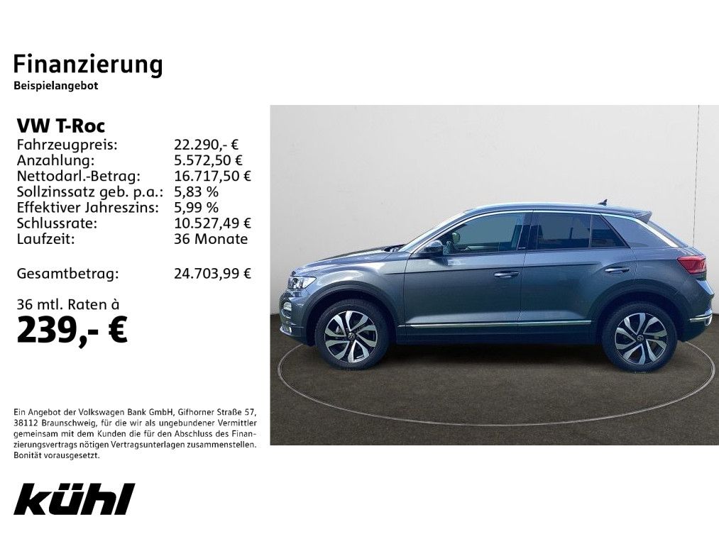 Volkswagen T-Roc 1.5 TSI DSG Active Navi PDC v h Kamera e.H foto 2