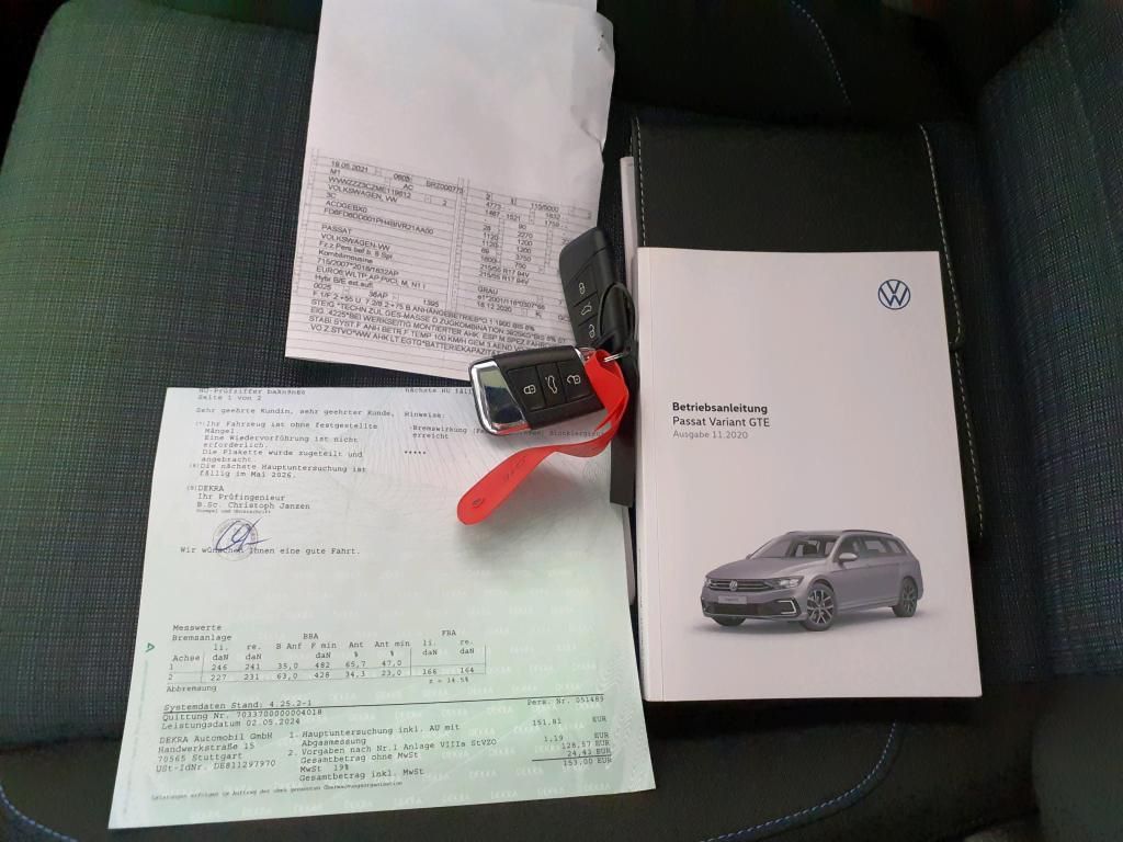 Volkswagen Passat Variant Passat GTE Variant 1.4 TSI eHybrid 160kW DSG AHK