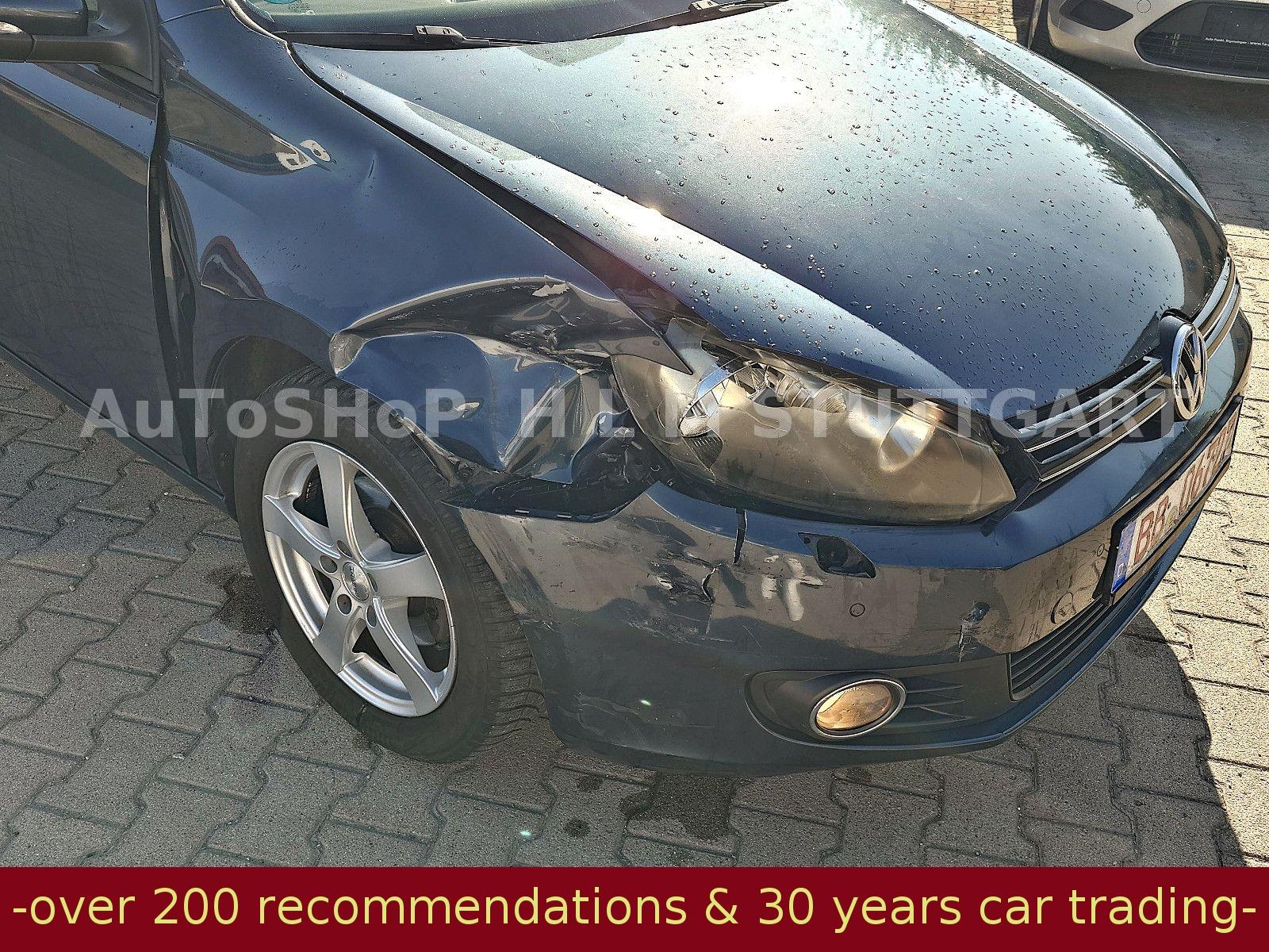 Volkswagen GoLF VI Lim Eur5 AC SHZ 2xPDC 1.Hand Scheck-Heft