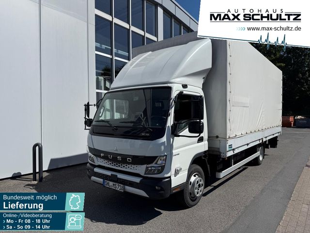 FUSO CANTER 7C18 AMT 4×2 Pritsche Plane Ladebordw.