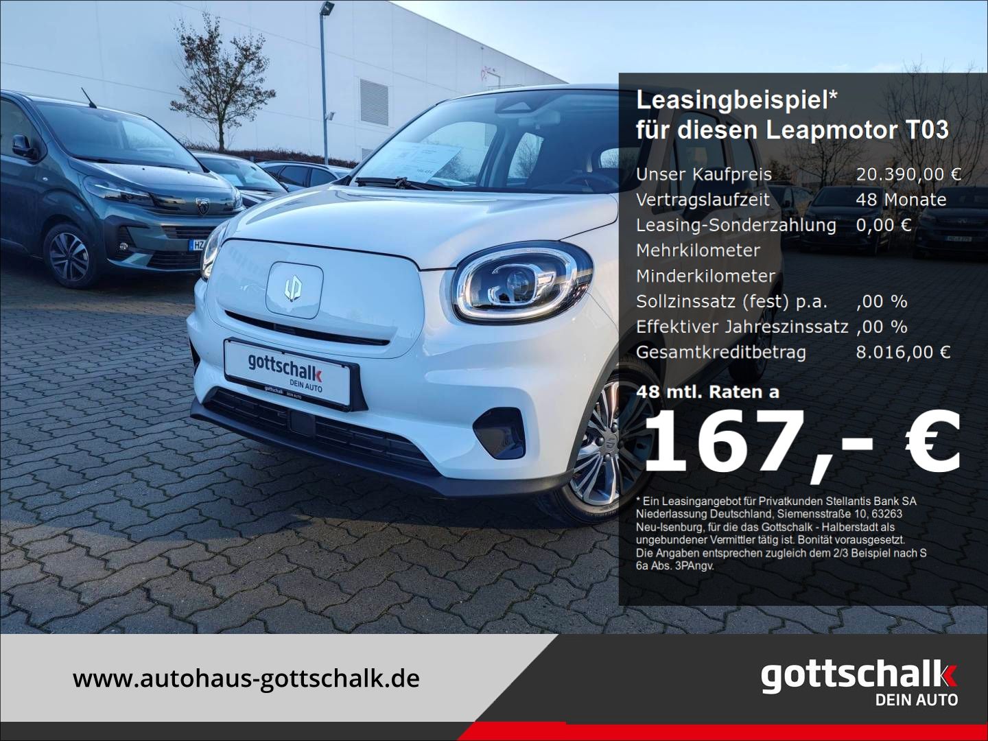 Leapmotor T03 70 kW BEV Panorama Navi ACC Klimaautom Musik