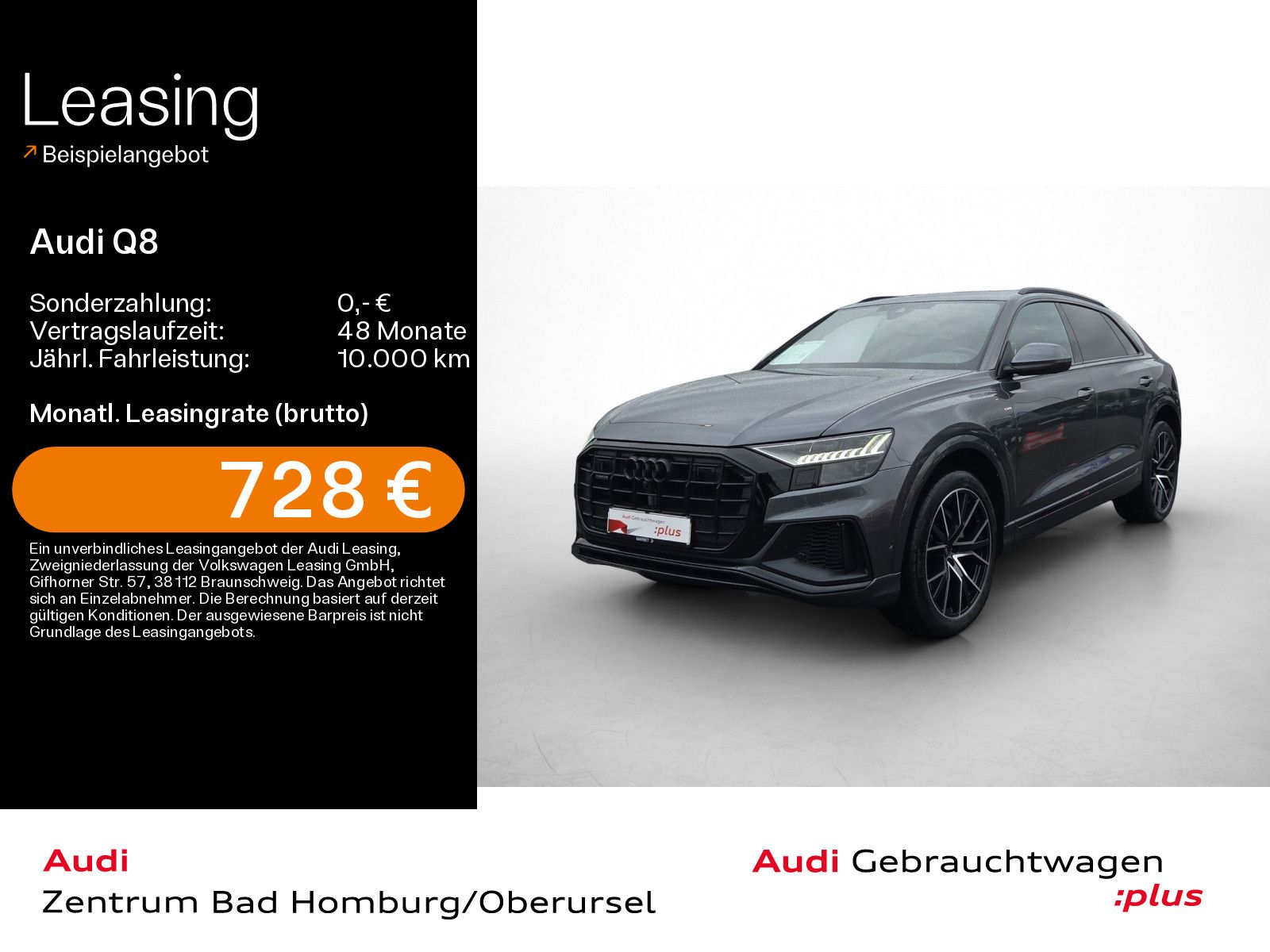 Audi Q8 SUV 55 TFSI QUATTRO tiptronic Pano*B&O*Virtua