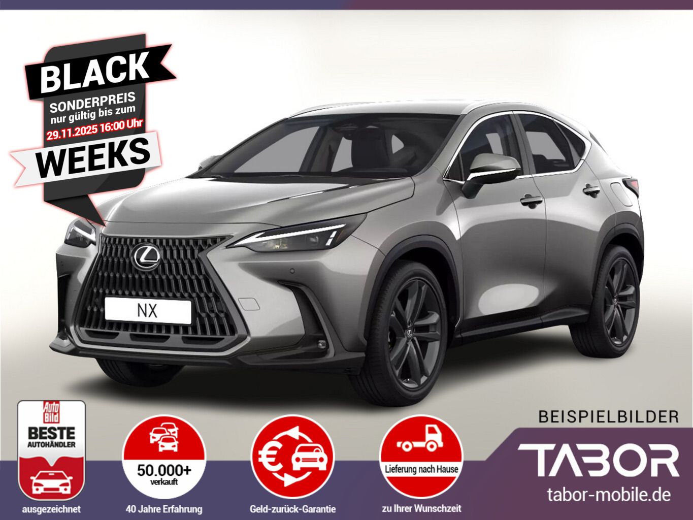 Lexus NX 350h Aut 4WD Leder Nav 20Z eHK Kam SHZ PrivG