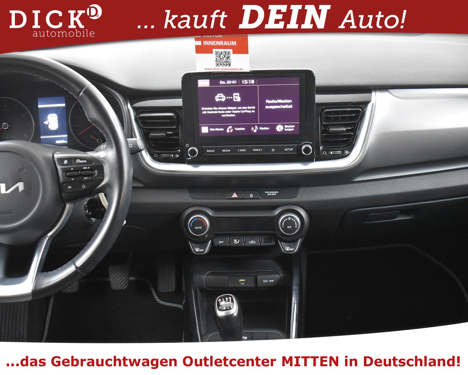 KIA Stonic 1.0 T-GDI NAVI+KAM+PDC+MFL+TEMP+APPLE+DAB - Image 14