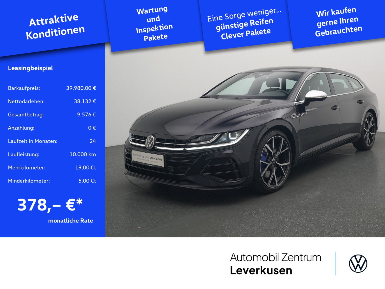 Volkswagen Arteon Shooting Brake R NAVI LEDER AHK MATRIX