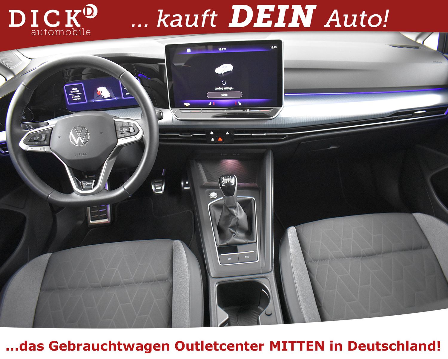 VW Golf VIII Var 1.5TSI Goal NAVI+KAM+LED+VIRTU+SHZ - Image 8