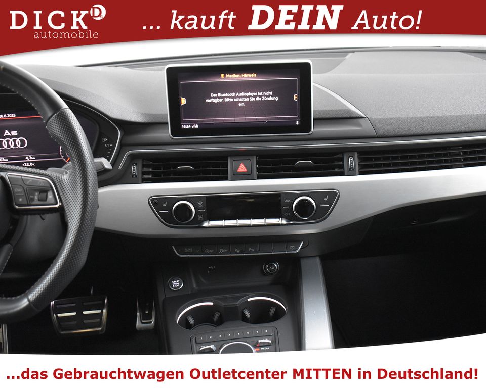 Audi A5 SB 35 TFSI Sport 3X S LINE+VIRTU+LED+360+19"