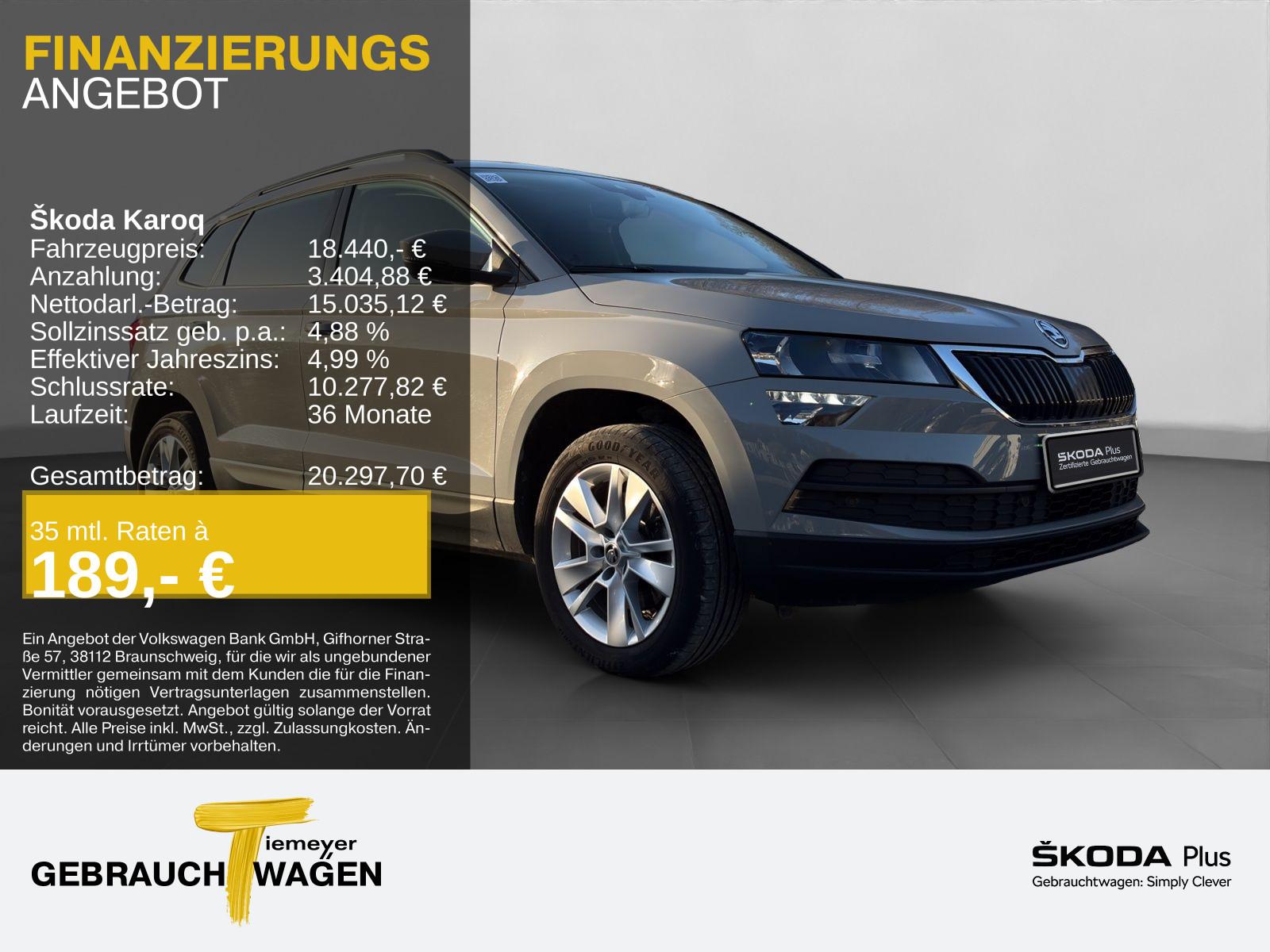 Skoda Karoq 2.0 TDI STYLE NAVI KAMERA ACC LM17