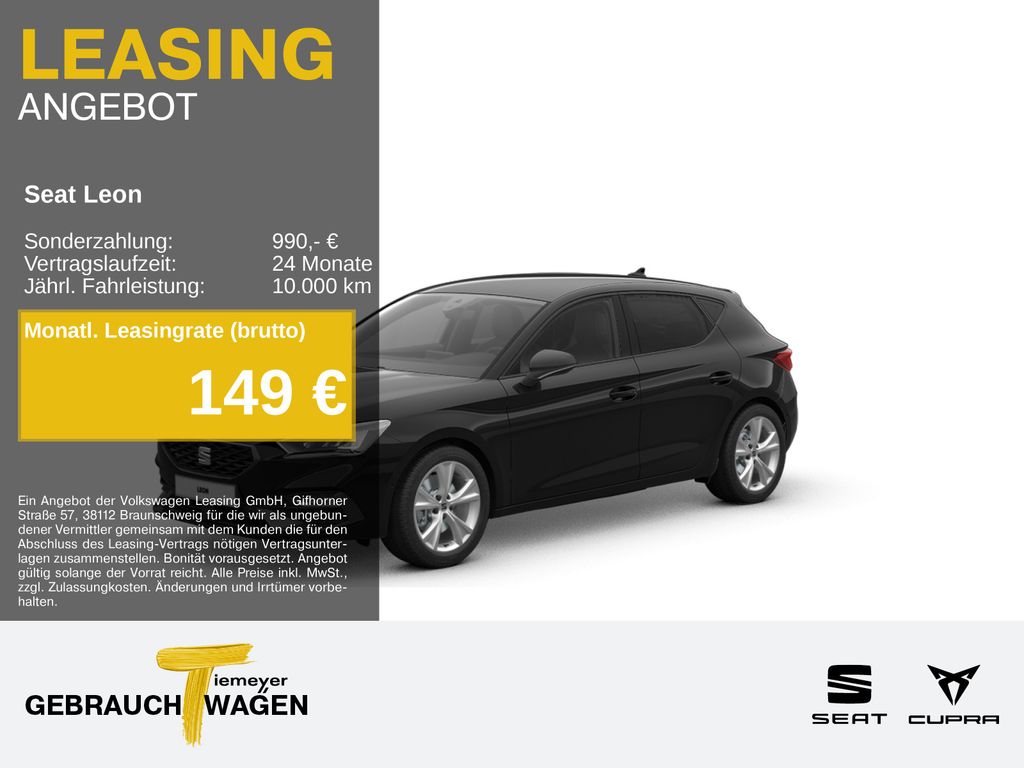 Seat Leon 1.5 eTSI DSG FR SIDE-ASSIST NAVI+ KAMERA AC