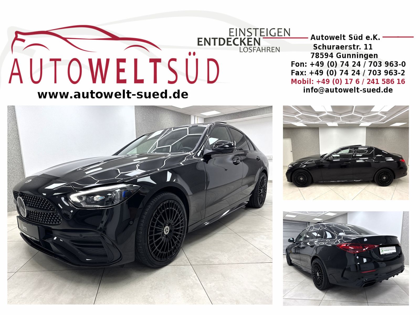 Mercedes-Benz C 300 e AMG Sport Night Pano DLight ACC AHK AugR