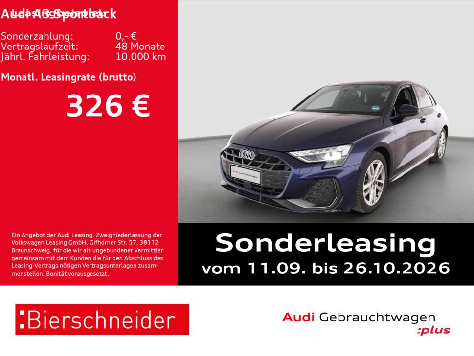 Audi A3 Sportback 35 TFSI S-Line LED HuD SONOS CAM, миниатюра 2