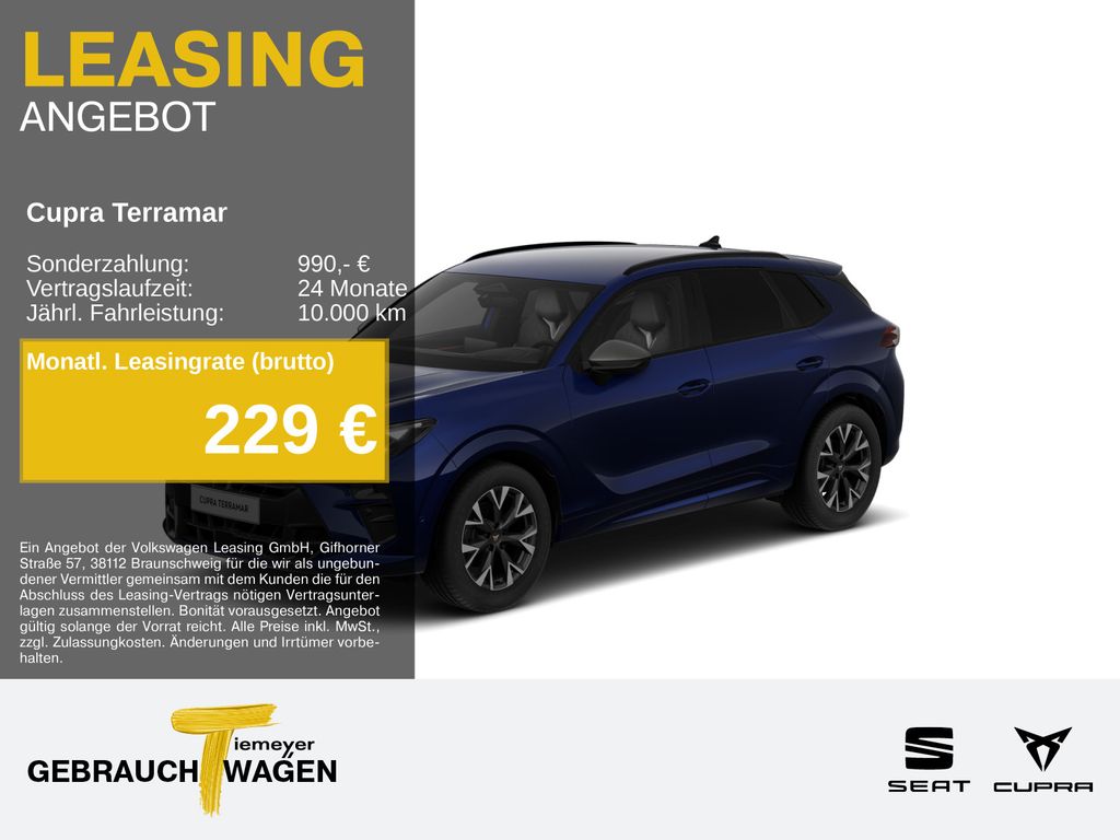 Cupra Terramar 1.5 eTSI DSG HEAD-UP eSITZE 360° PARKLE