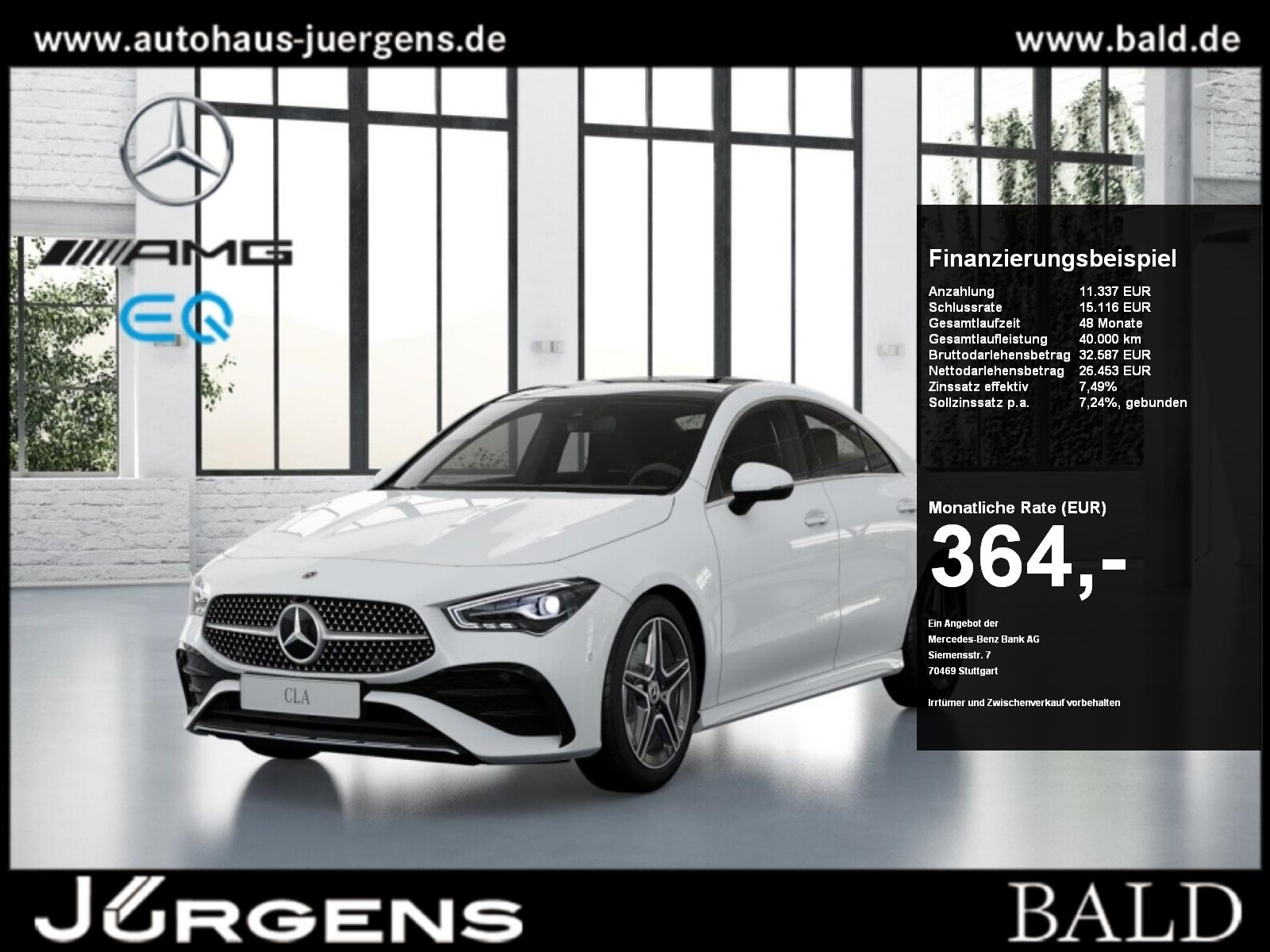 Mercedes-Benz CLA 200 Coupé AMG-Sport/LED/Cam/Pano/Keyl/18'