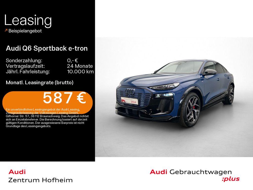 Audi Q6 Sportback e-tron qu 2x S line*Air*LED+*Virtua