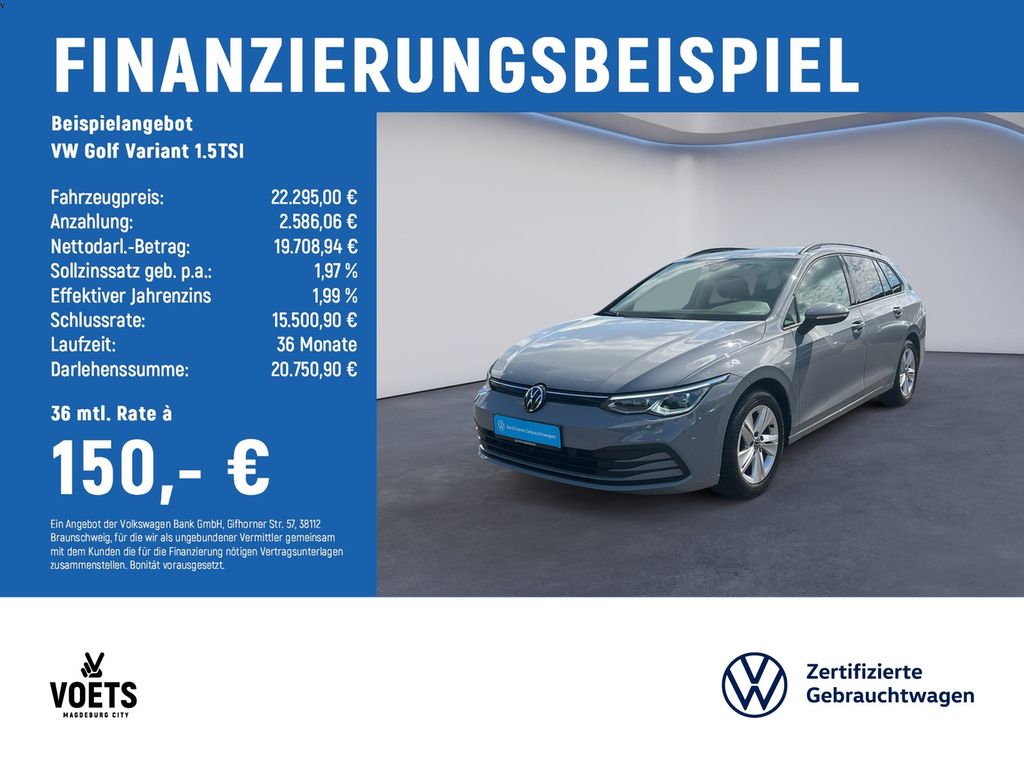 Abbildung Leasingangebot Volkswagen Golf Variant 1.5TSI Life LED+NAVI+ACC+STH+PDC